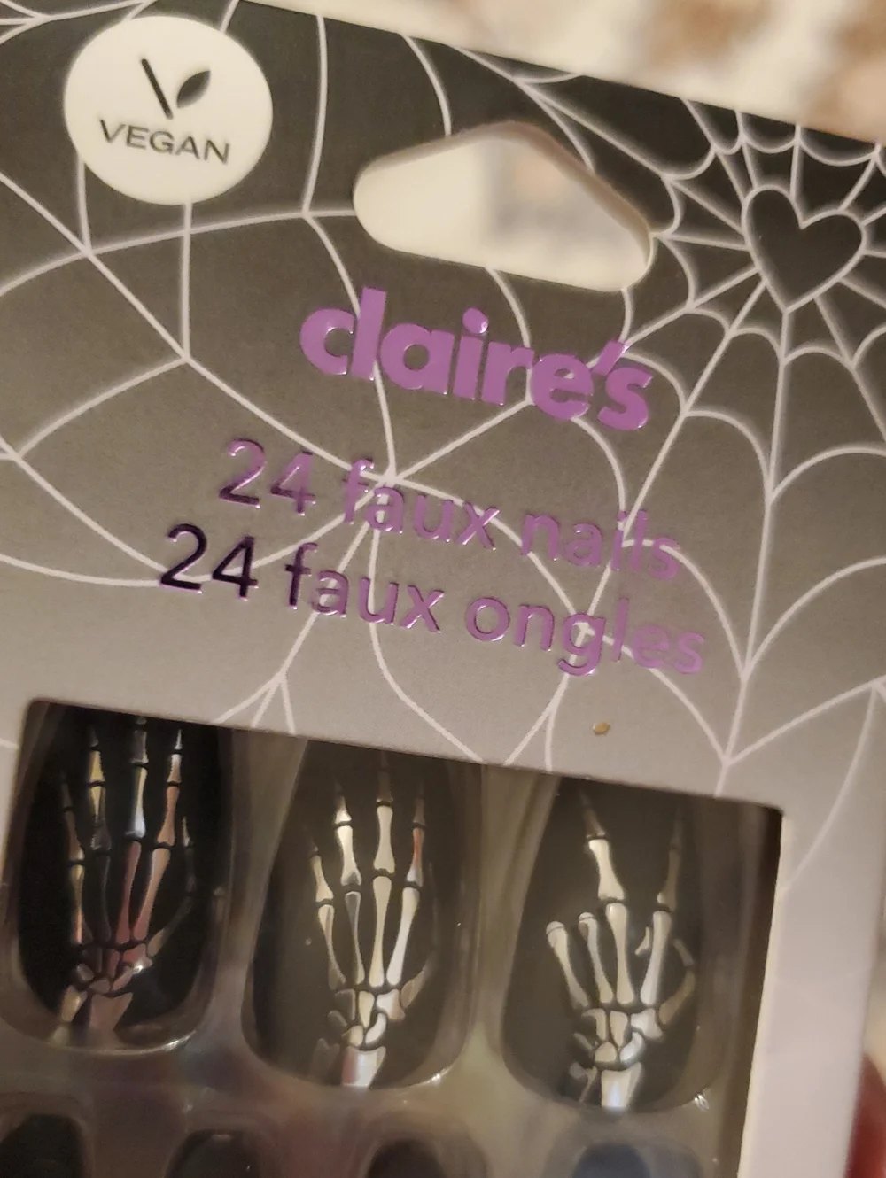 Claire's Limited Edition Halloween Faux Press-On Nails